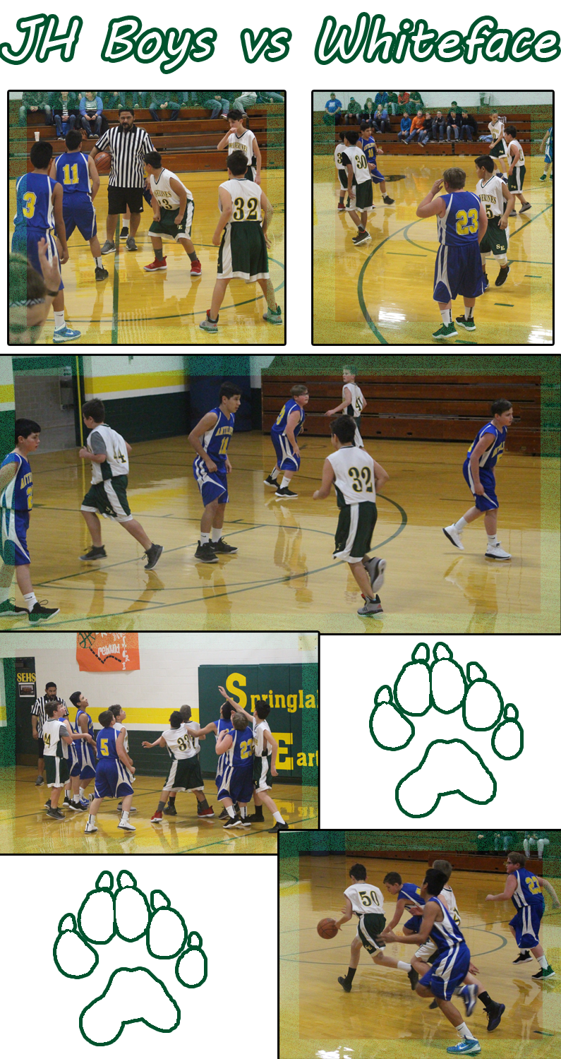 SpringlakeEarth Junior High School SEJH BB vs Whiteface